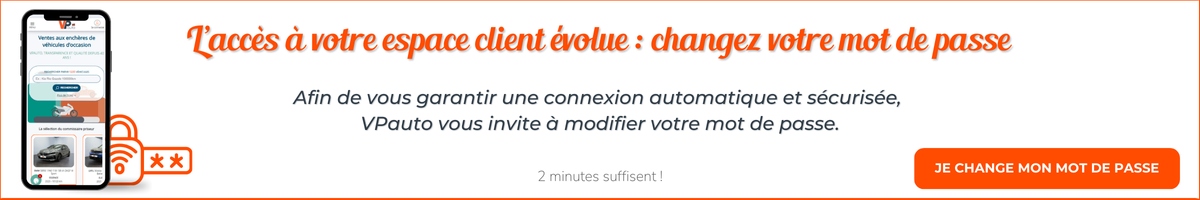 Changement de mot de passe